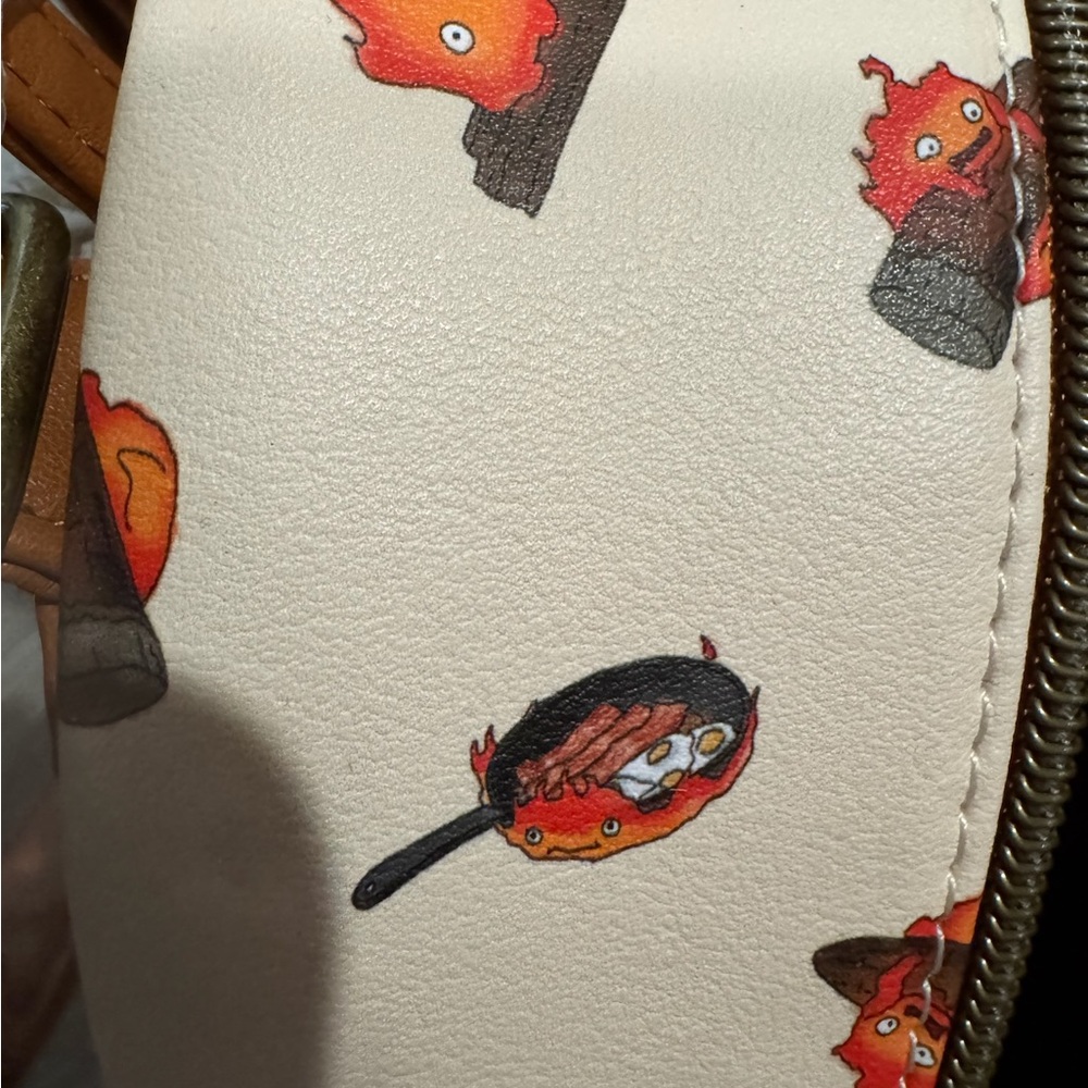 NWT Loungefly Studio Ghibli Howl's Moving Castle Calcifer Mini Backpack OOP - Picture 9 of 12